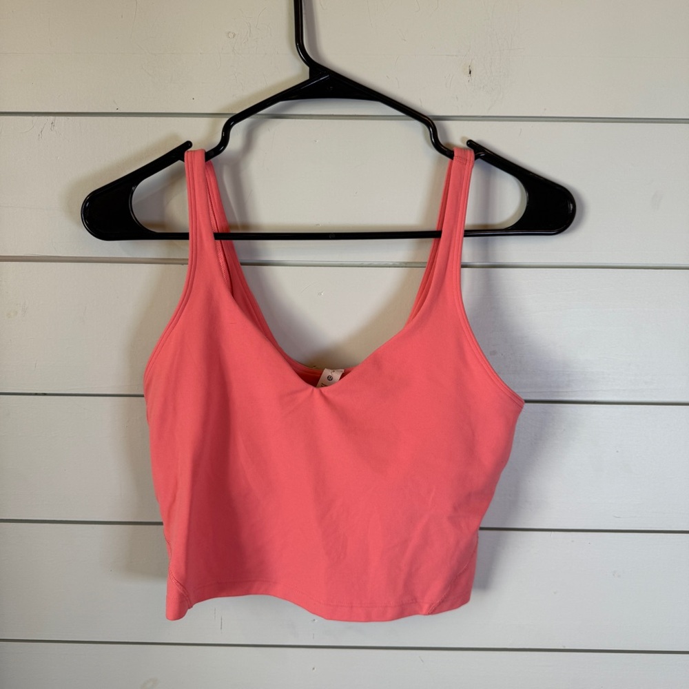 Lululemon align tank top raspberry cream pink color women’s size 8